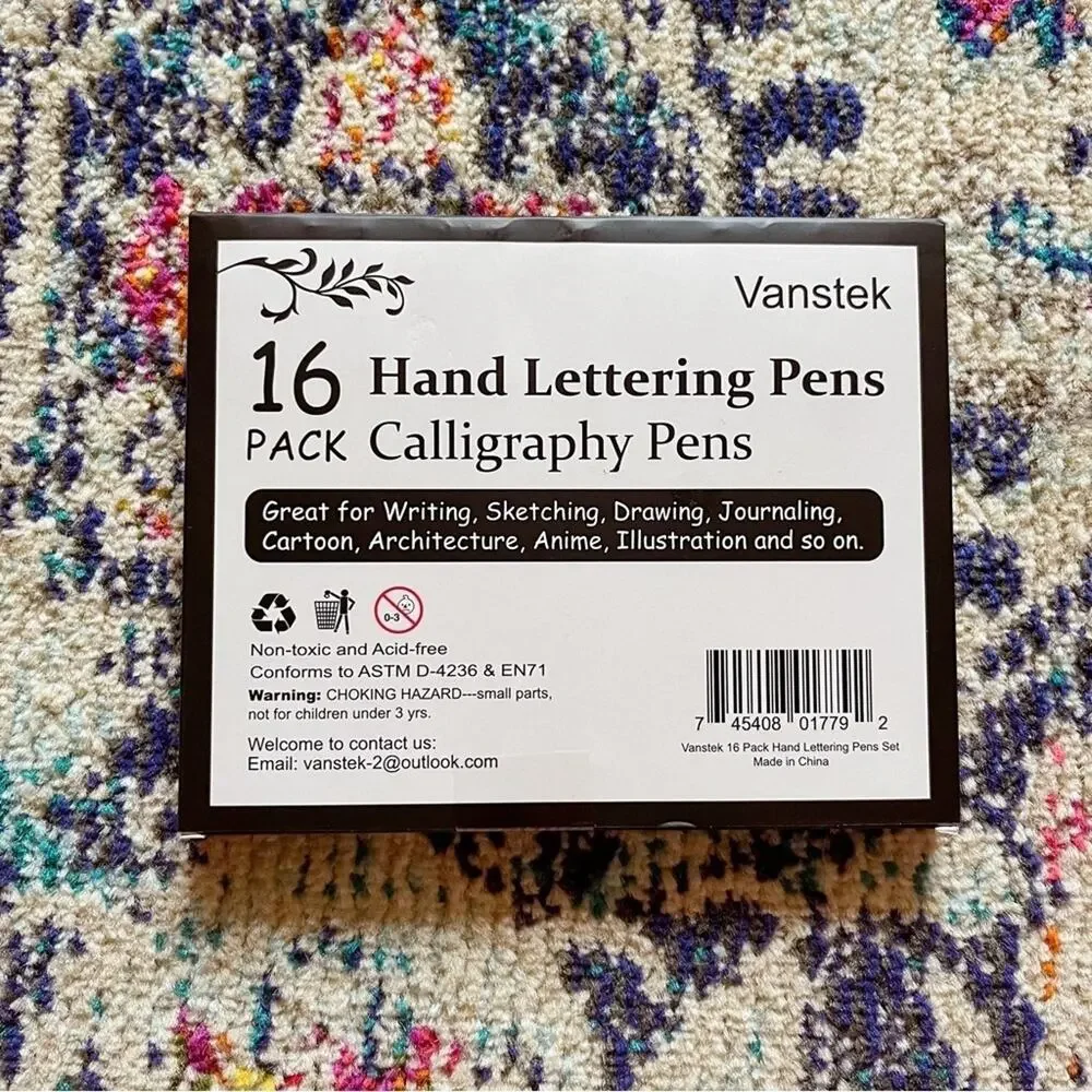 Vanstek Calligraphy Art Pen Set of 10 Lettering Journaling